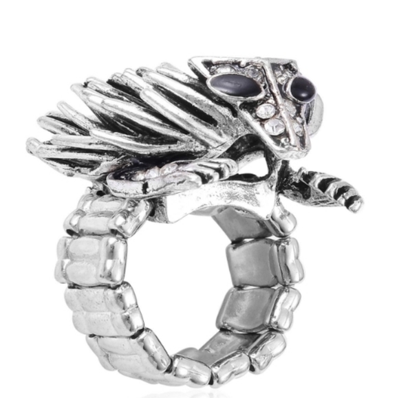 Hedgehog Necklace and Ring Set - Picture 6 of 6